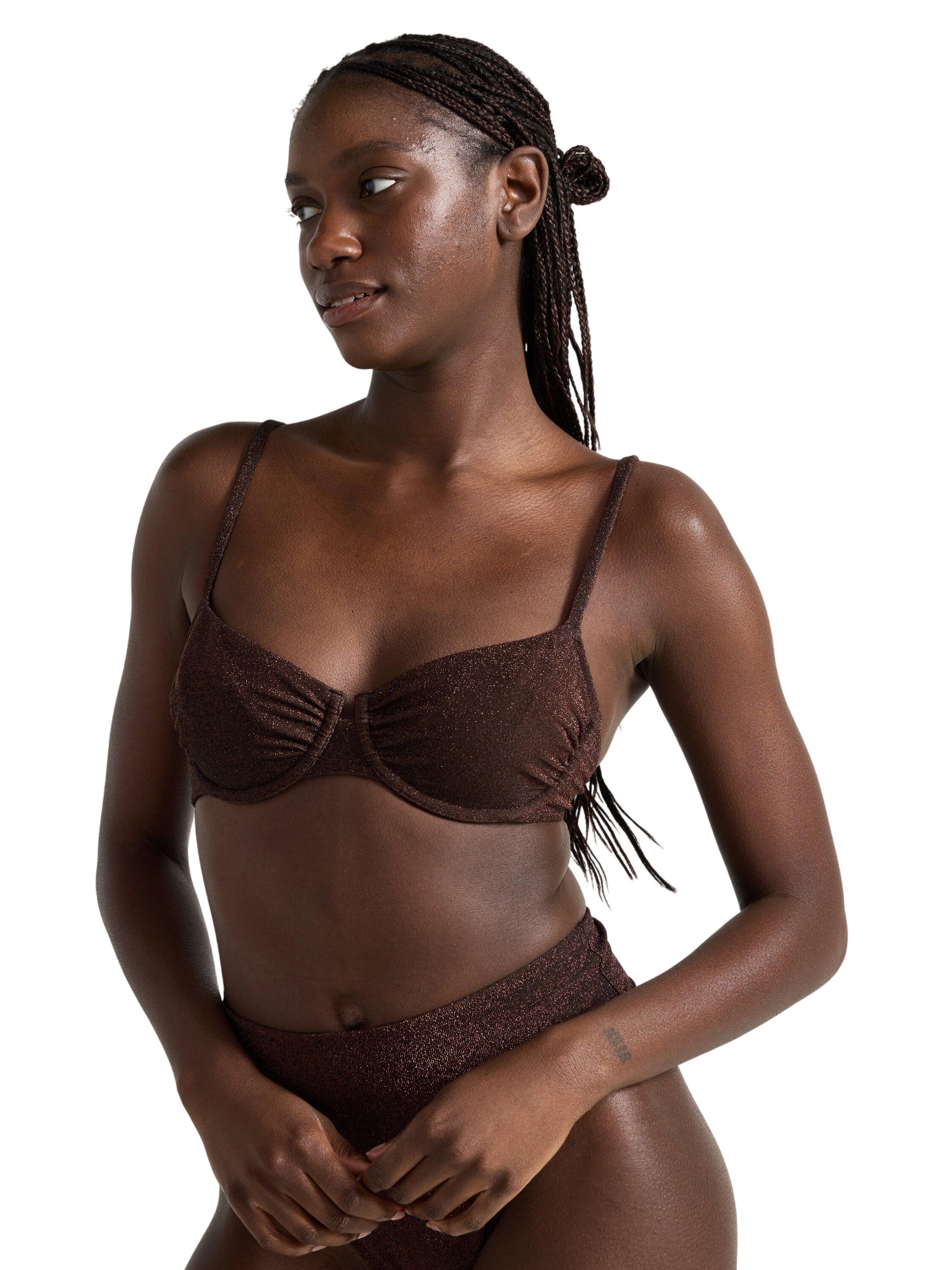 SENNA uvatteret bikini-bh med lurex