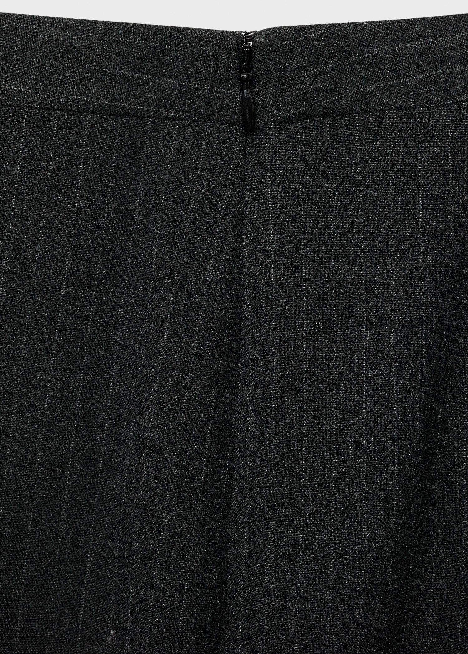 Pinstripe suit trousers