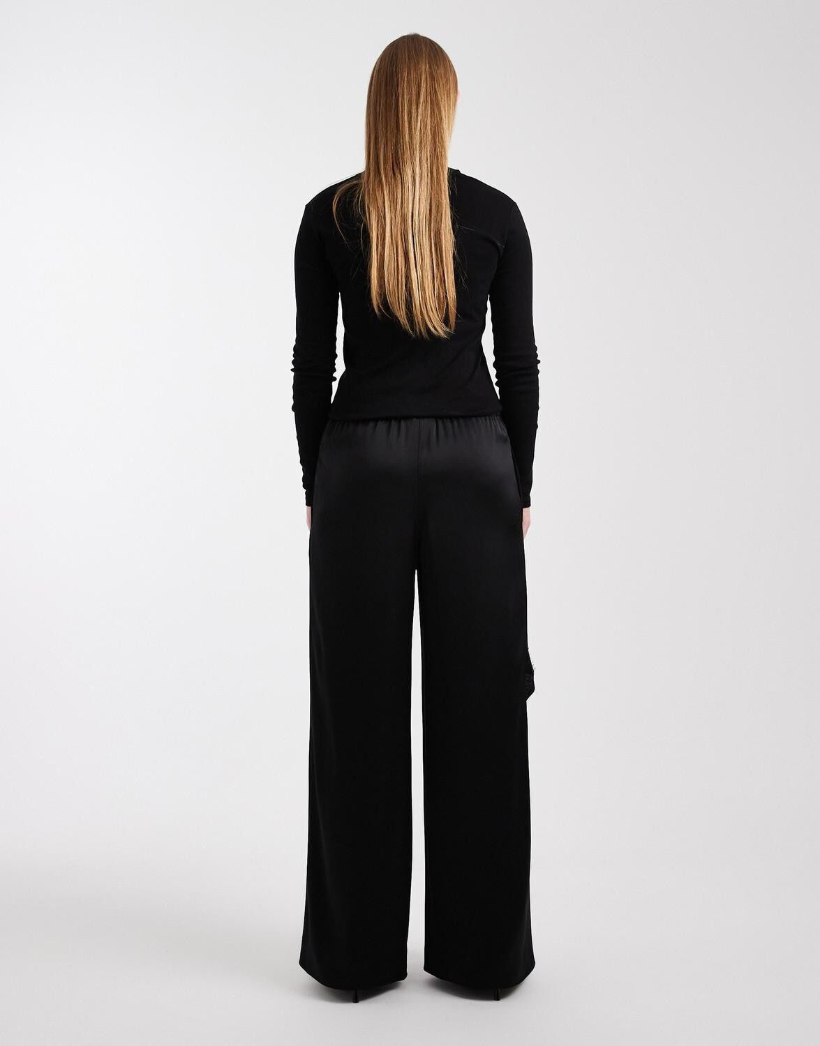 Tstiara Coated Slim Leg Trousers