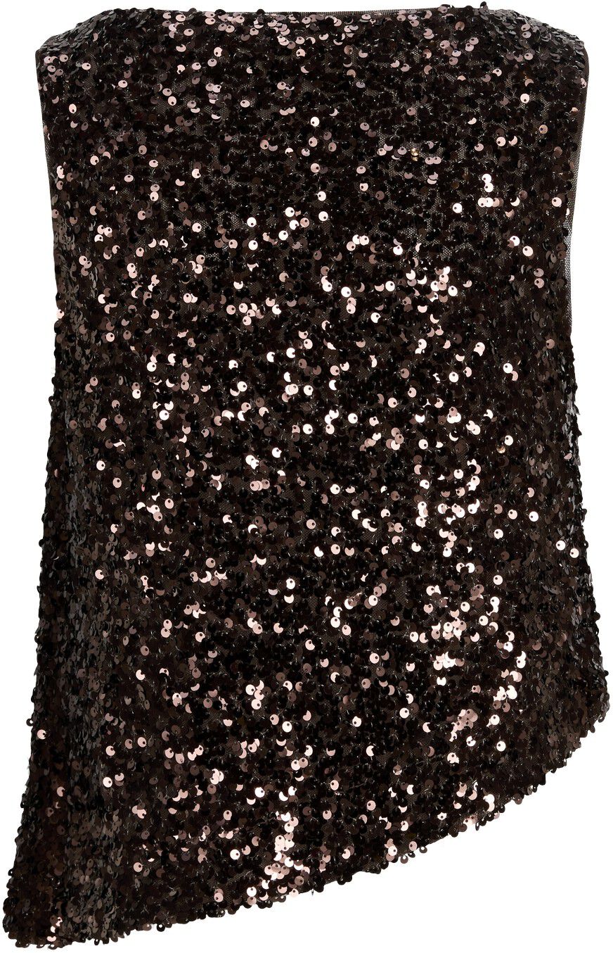 Jxzola Sequin Sl Top Wvn Grl