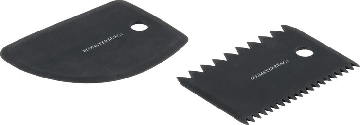 Skrapset 2 delar Grå silikon