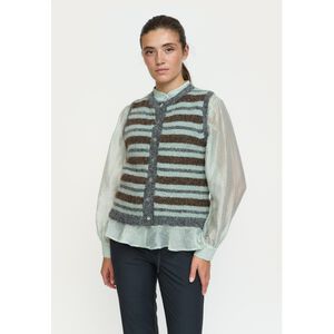 SRCamilla Vest Striped Knit
