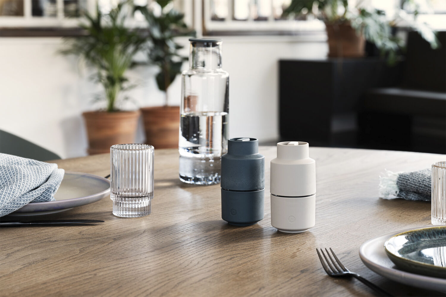 BILLUND grinder set, blueberry/cumin