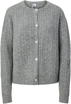 PCSILLY LS CABLE CARDIGAN KNIT NOOS