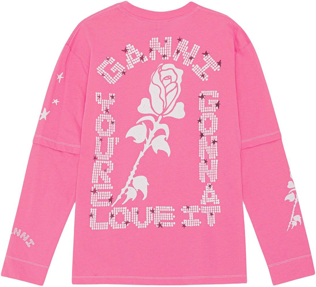 Light Jersey Layered Long Sleeve T-