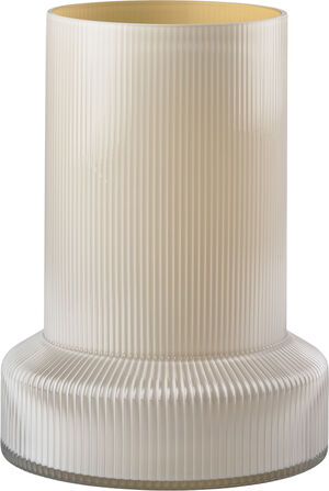 Vas Hvils D21 x 29 cm Vit Glas