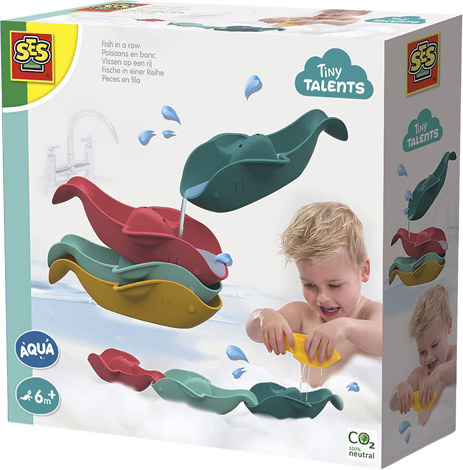 SES Creative - Badeleg - Hvaler p&aring; stribe