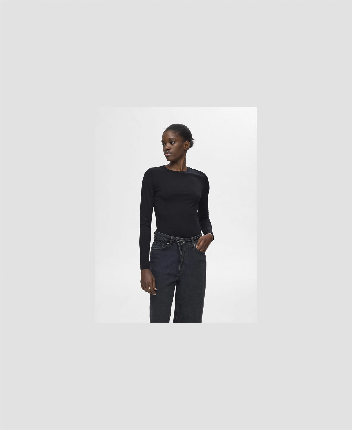 SLFWOLA LS 100% WOOL O-NECK NOOS
