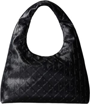 Puffer Emblem Logo Shoulder Bag