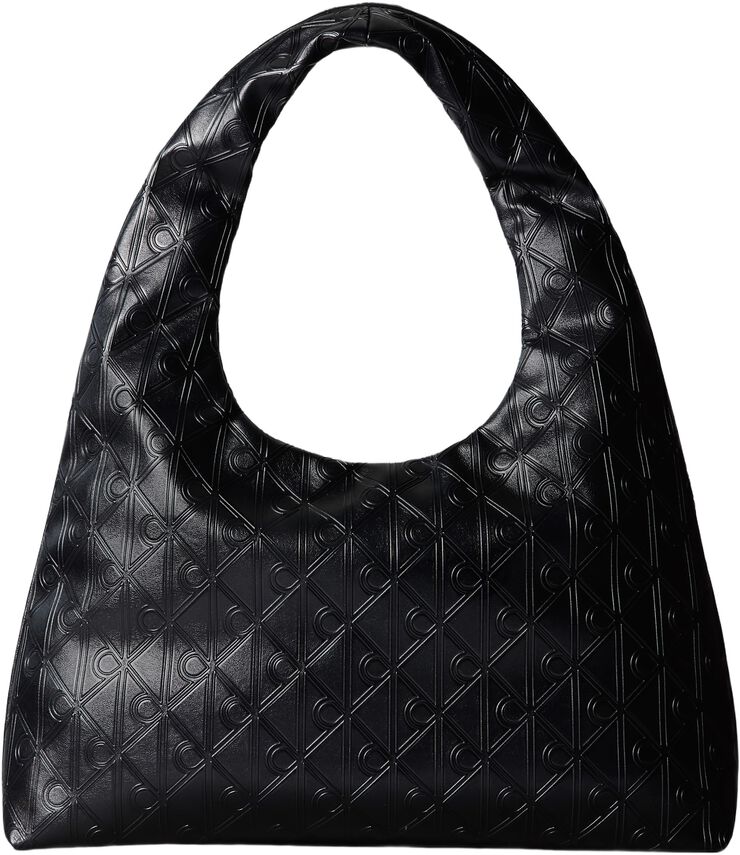 Puffer Emblem Logo Shoulder Bag