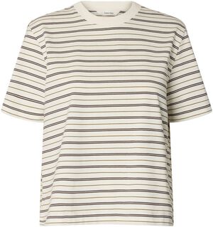 SLWESSENTIAL SS STRIPED BOXY TEE NO