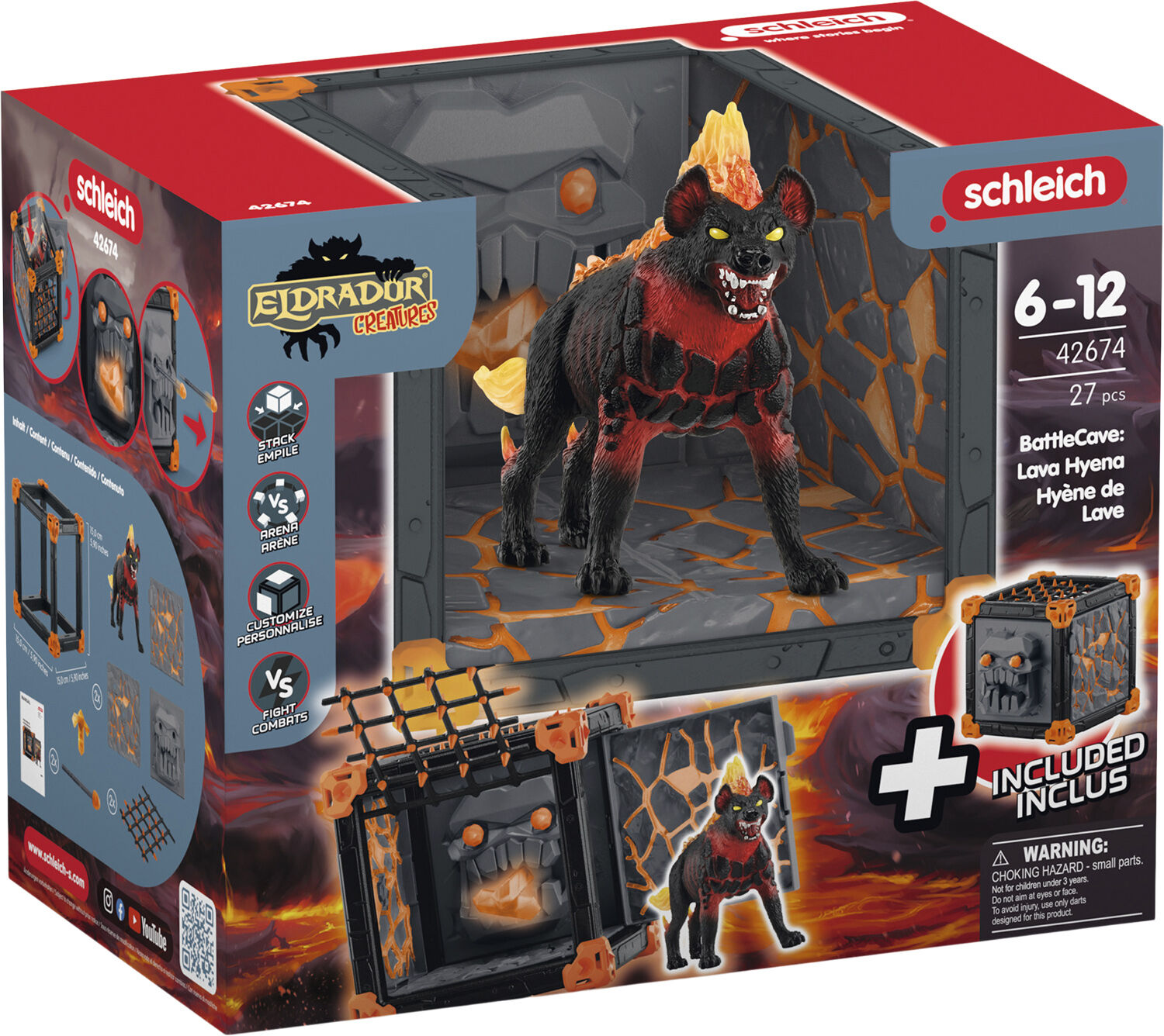 schleich BattleCave Lavah