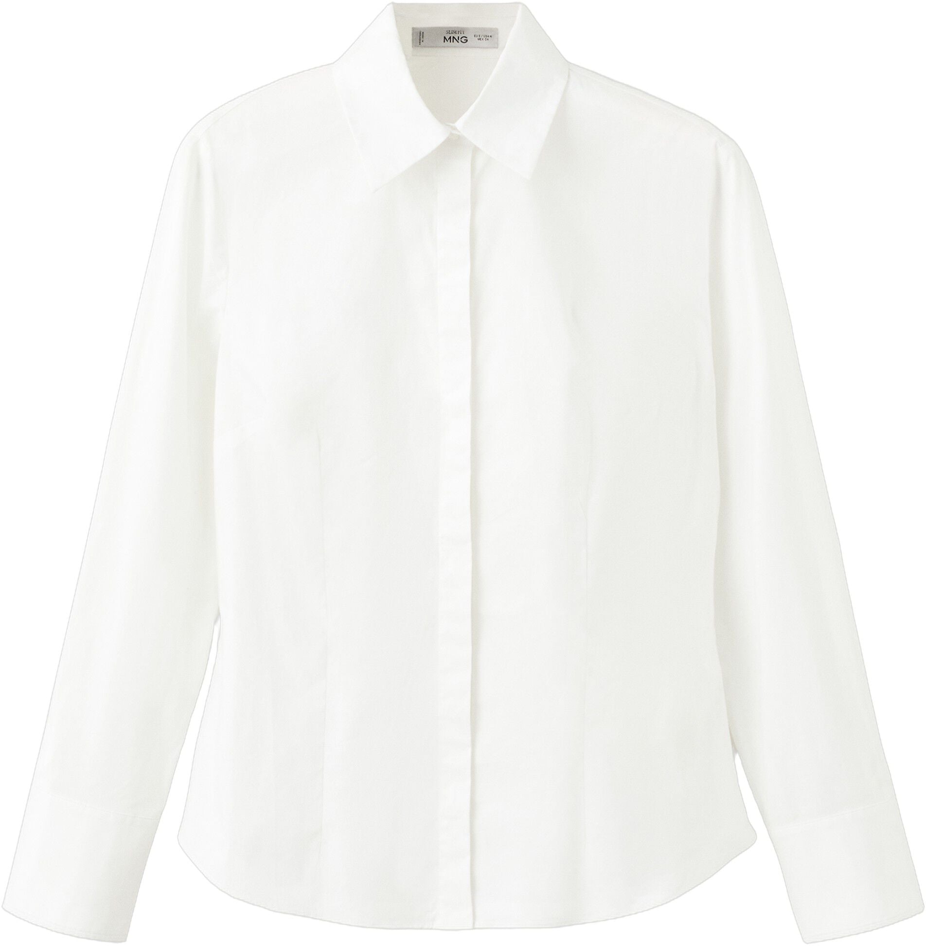 Slim-fit poplin shirt