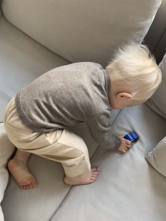 Strikka RWS wool & cashmere baby cardigan