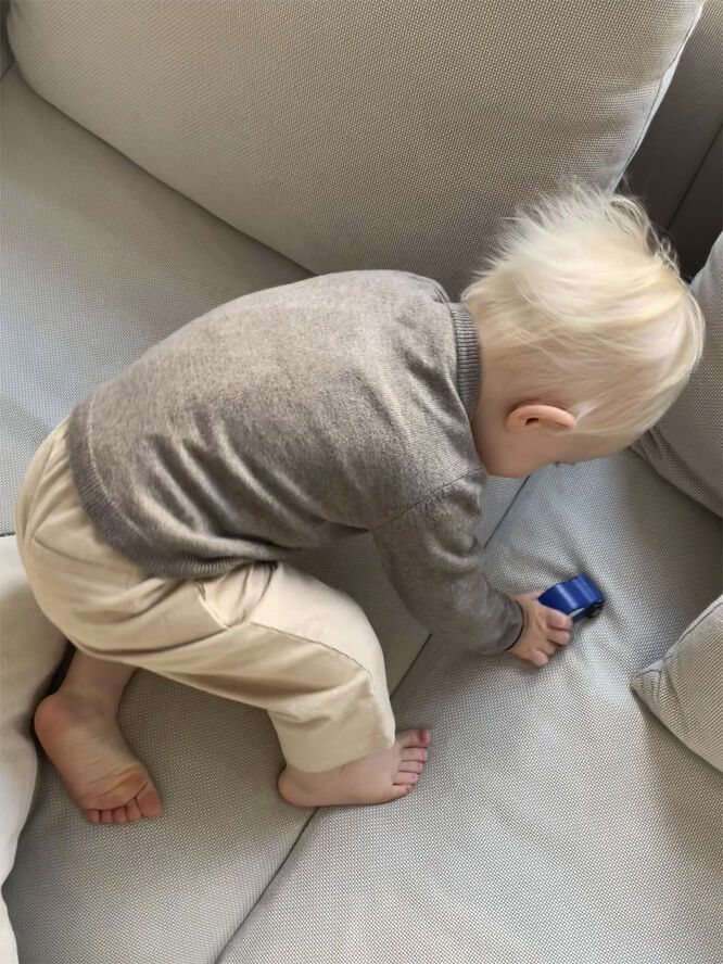 Strikka RWS wool & cashmere baby cardigan