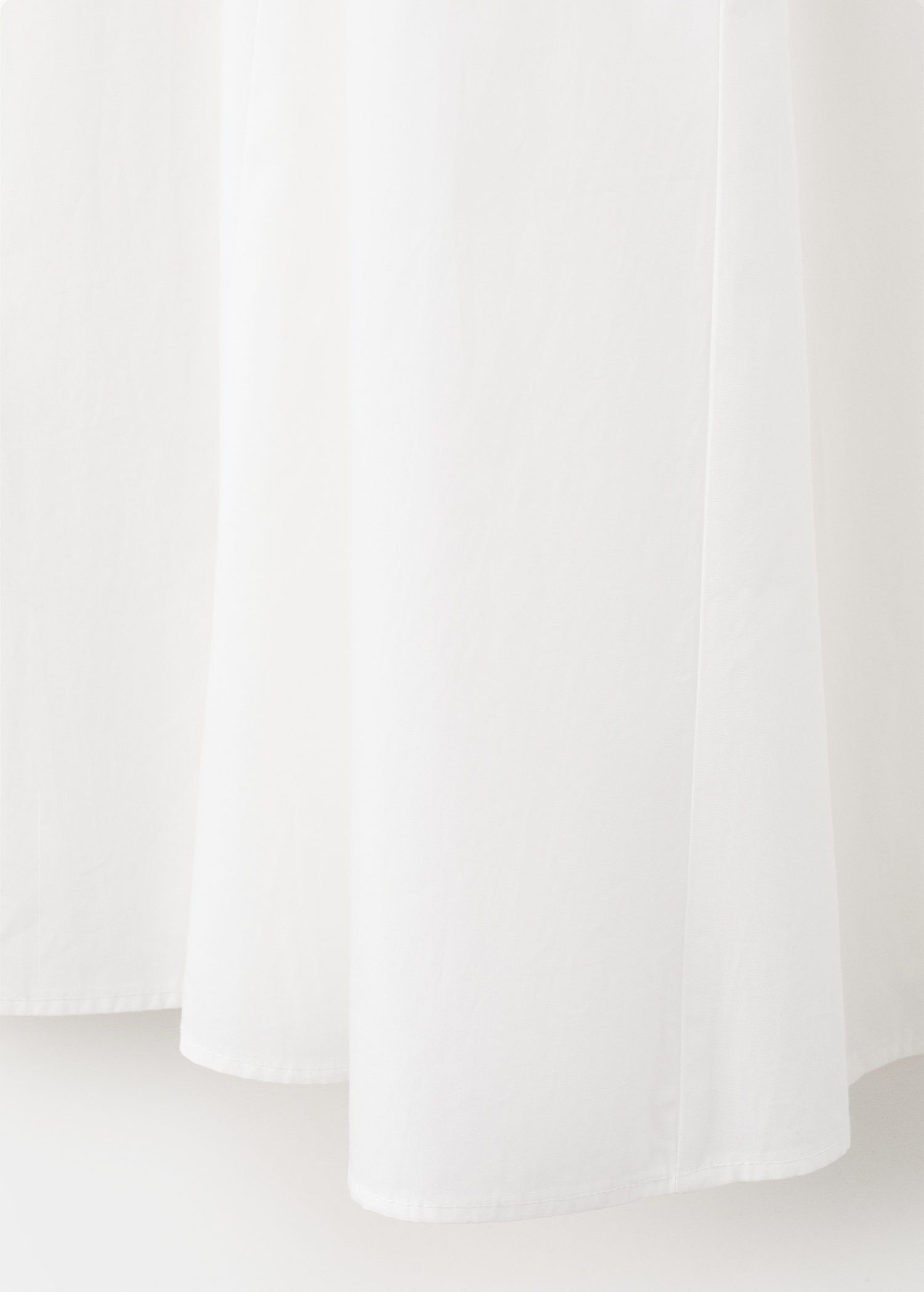 Flared cotton skirt