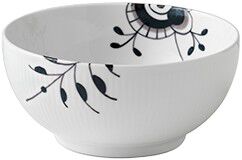 Black Fluted Mega sk&aring;l 1,1L / 18 cm