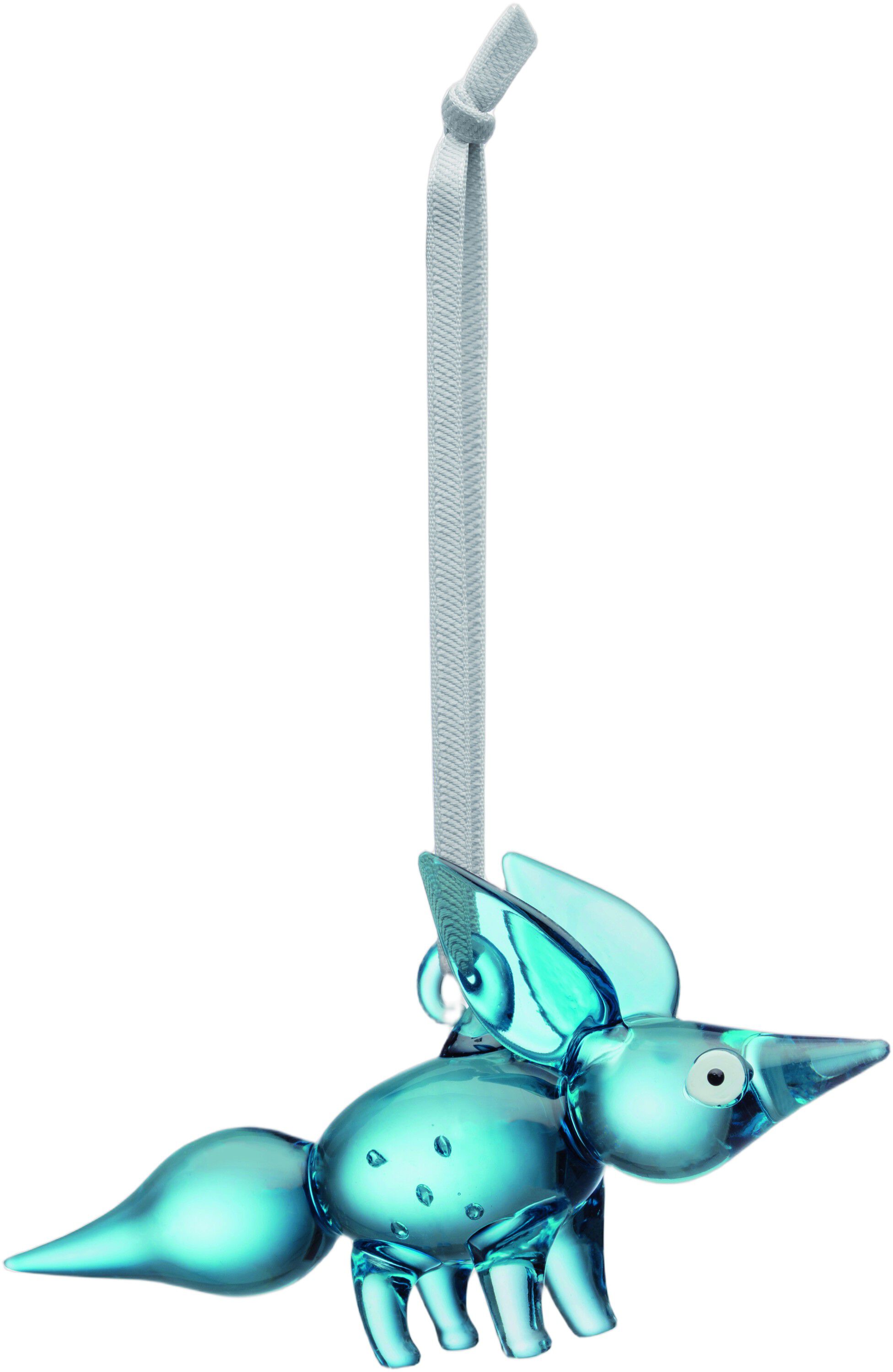 Vulpes orament st&aring;ende 115mm bl&aring;