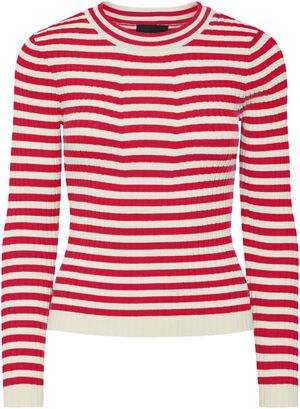PCCRISTA LS O-NECK KNIT NOOS BC