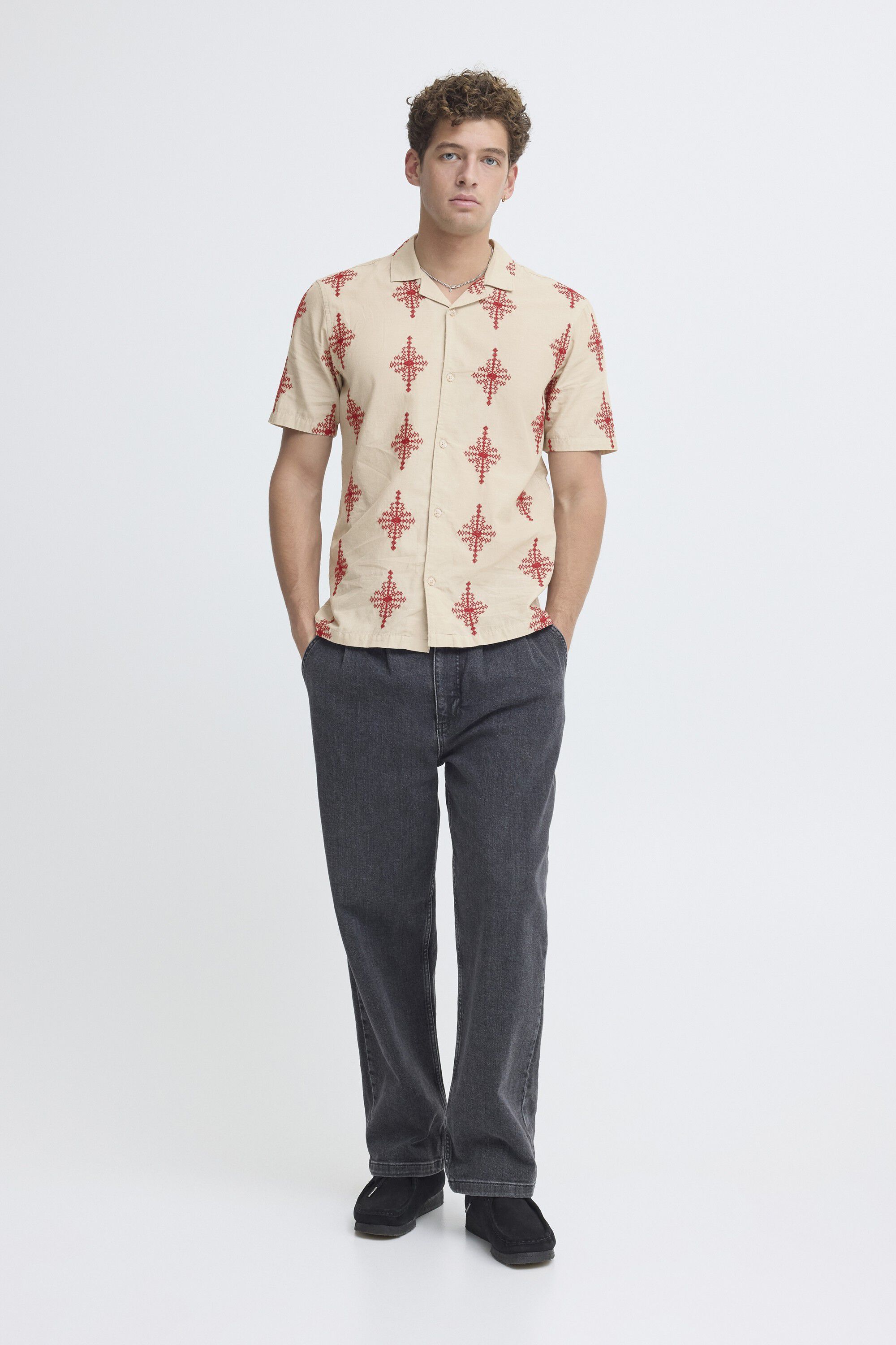 CFLEOPOLD SS EMBROIDERED SHIRT