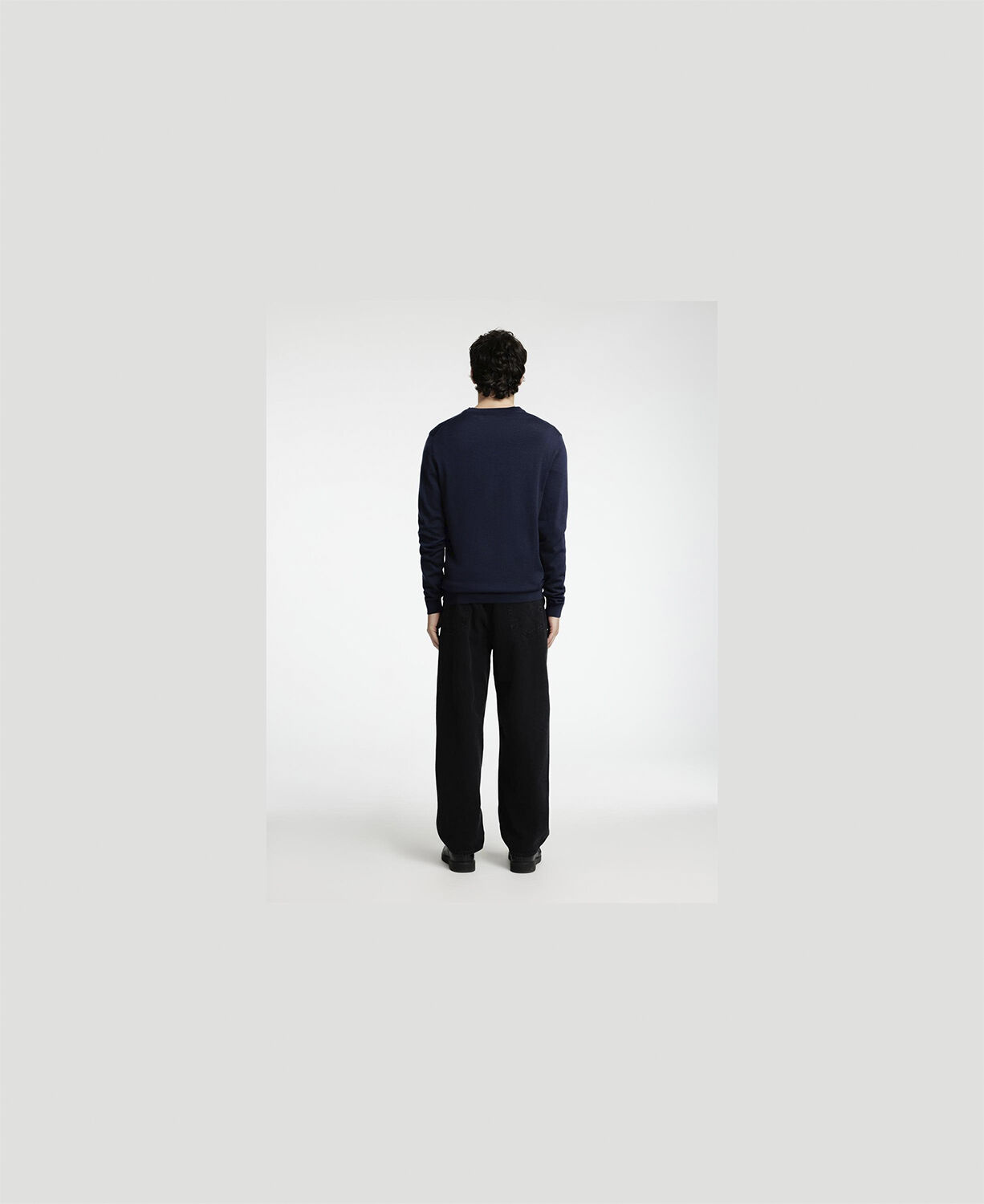 Slhtray Ls Knit Merino Crew Neck Noos