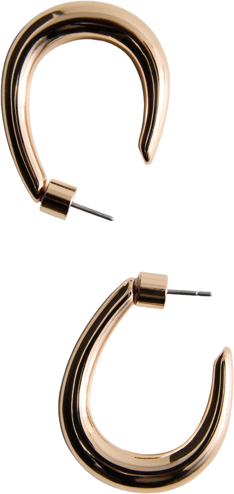 Twisted hoop earrings