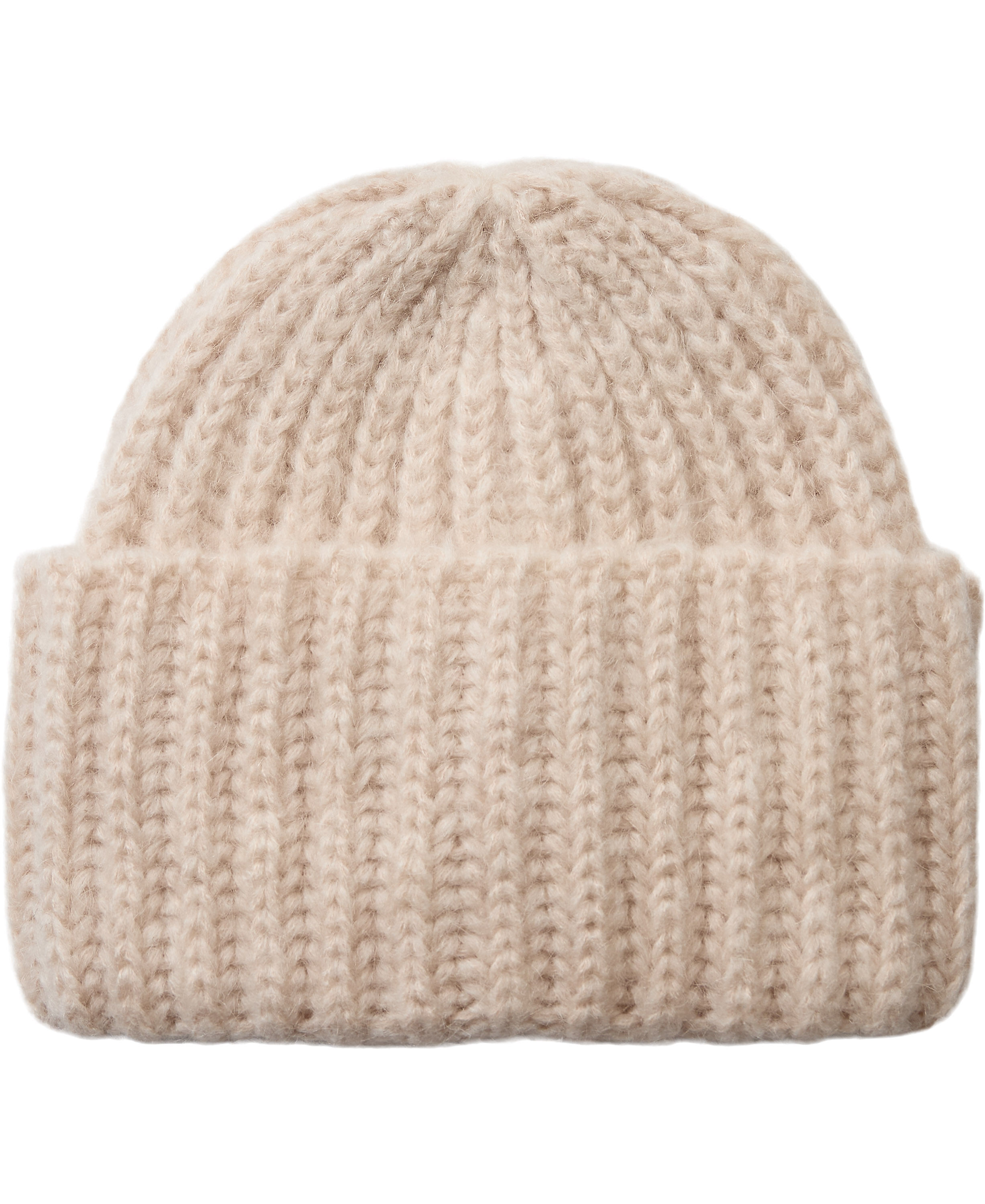 Chunky Rib Beanie Sand