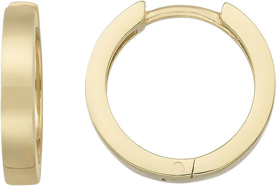 Simple creoler 13mm - Forgyldt