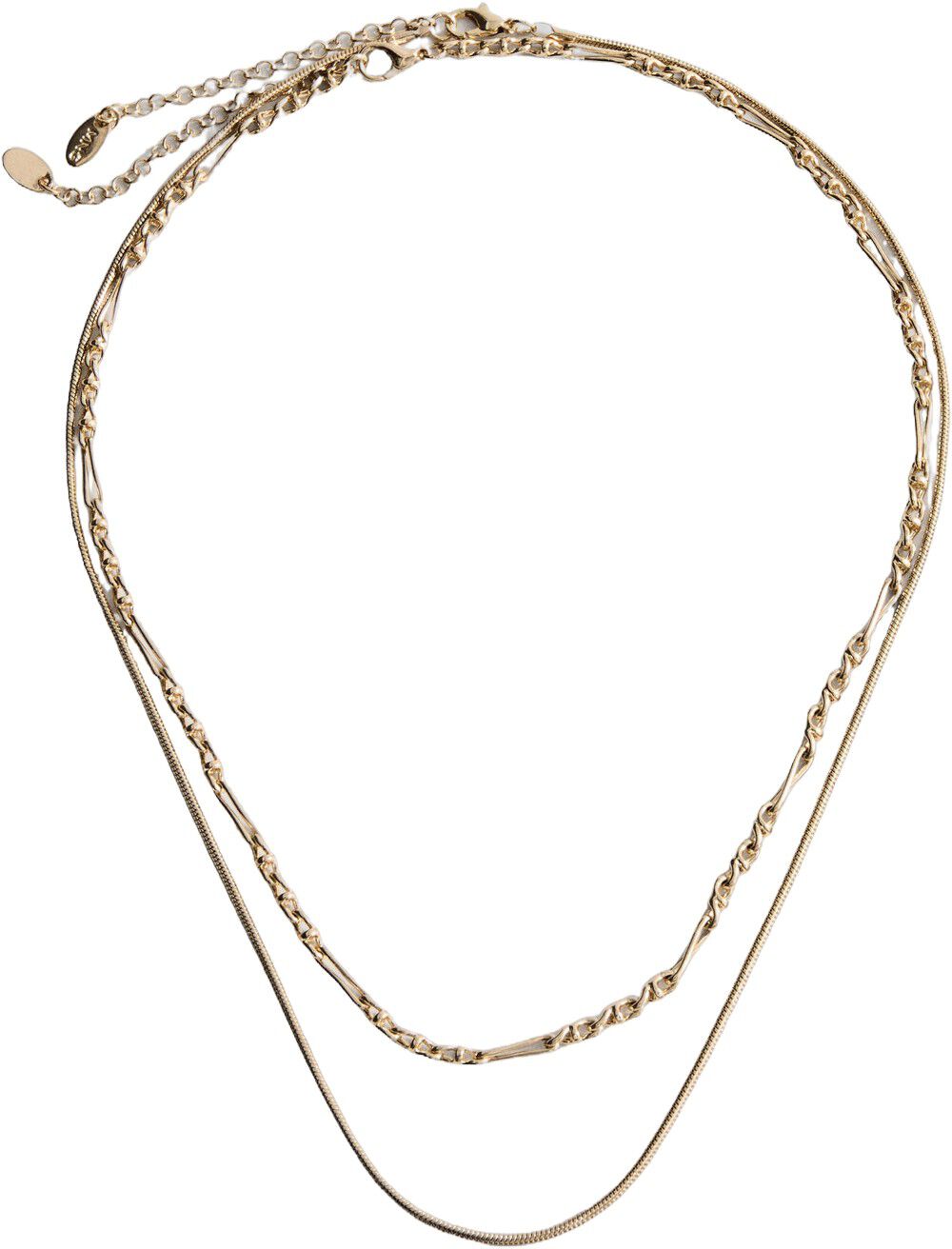 Mixed double necklace