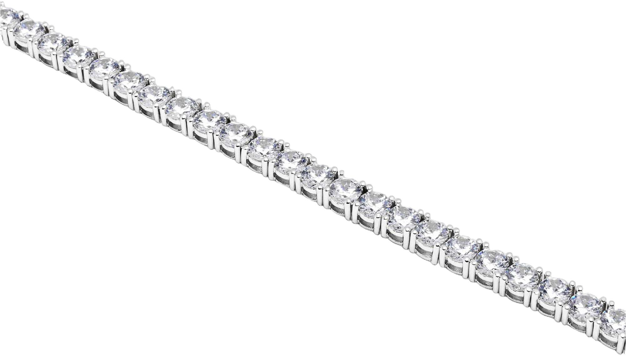 Women's Tennis Bracelet in Silver