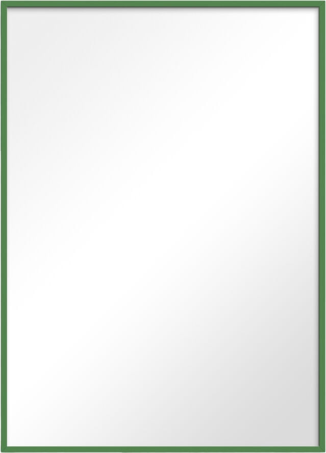 Green Wood Mirror