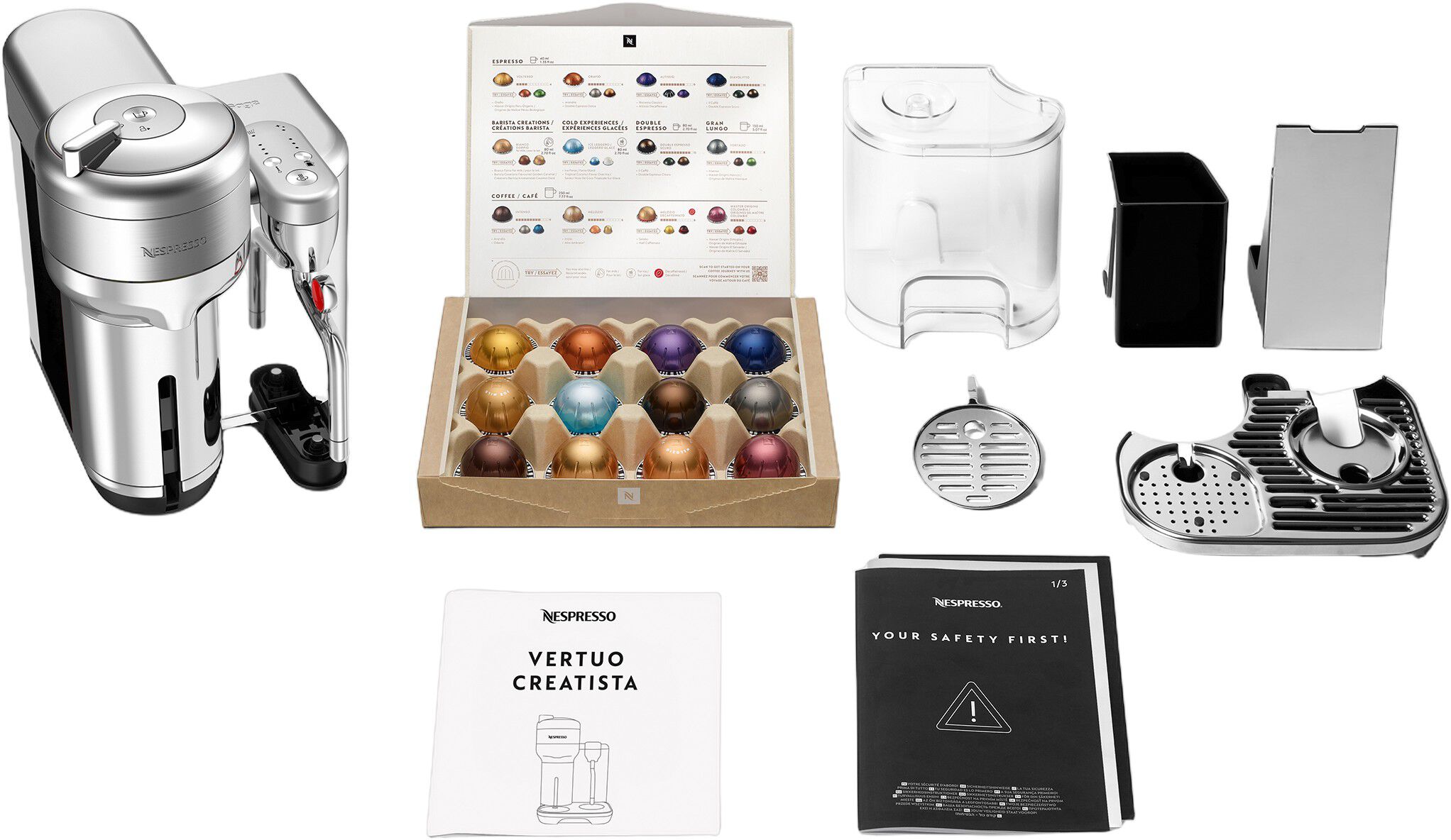 The Vertuo Creatista Brushed Stainless Steel