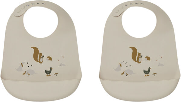 Tilda Silicone Bib 2-Pack