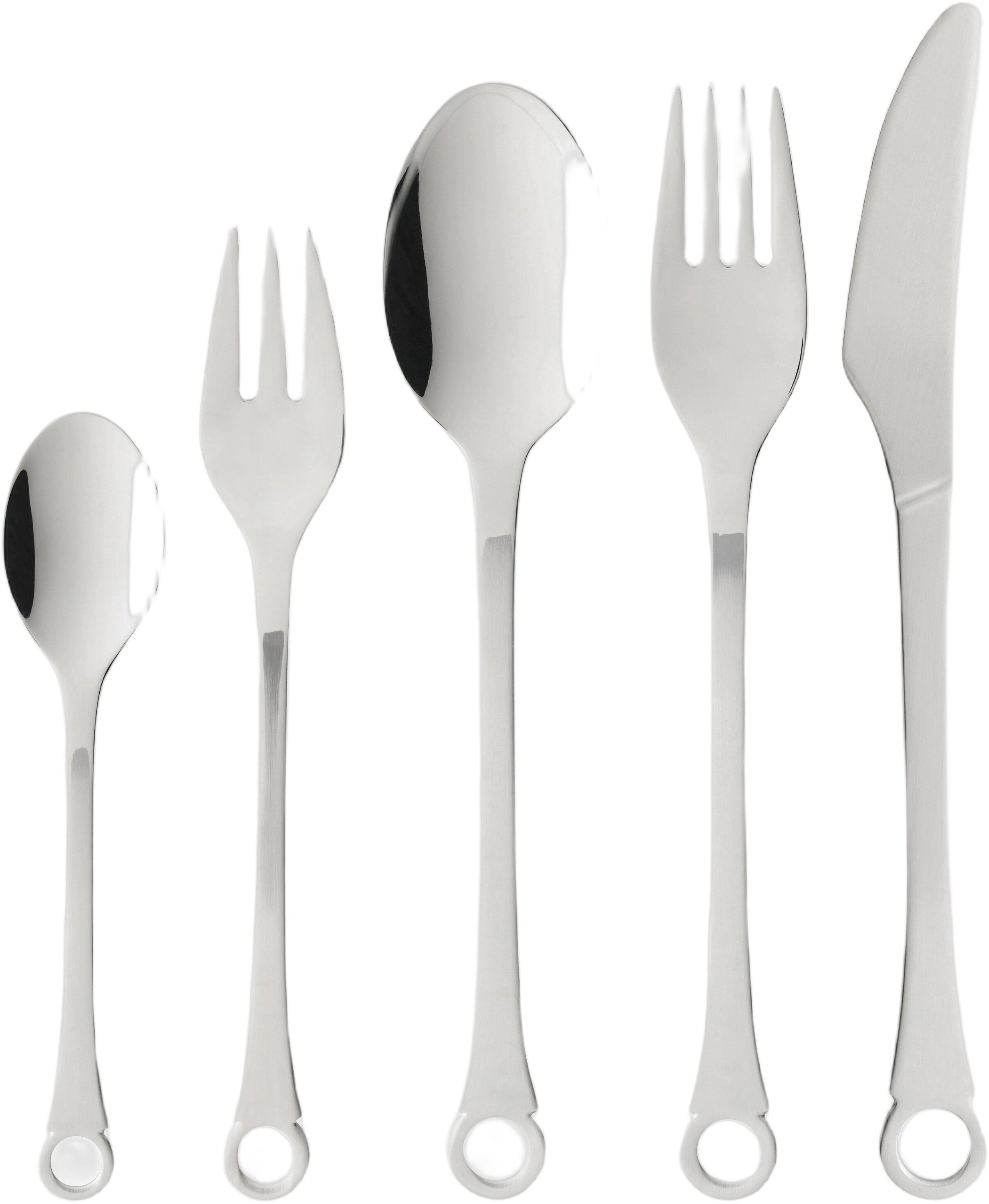 Bestickset Pantry 60 delar Matt/Blankt st&aring;l