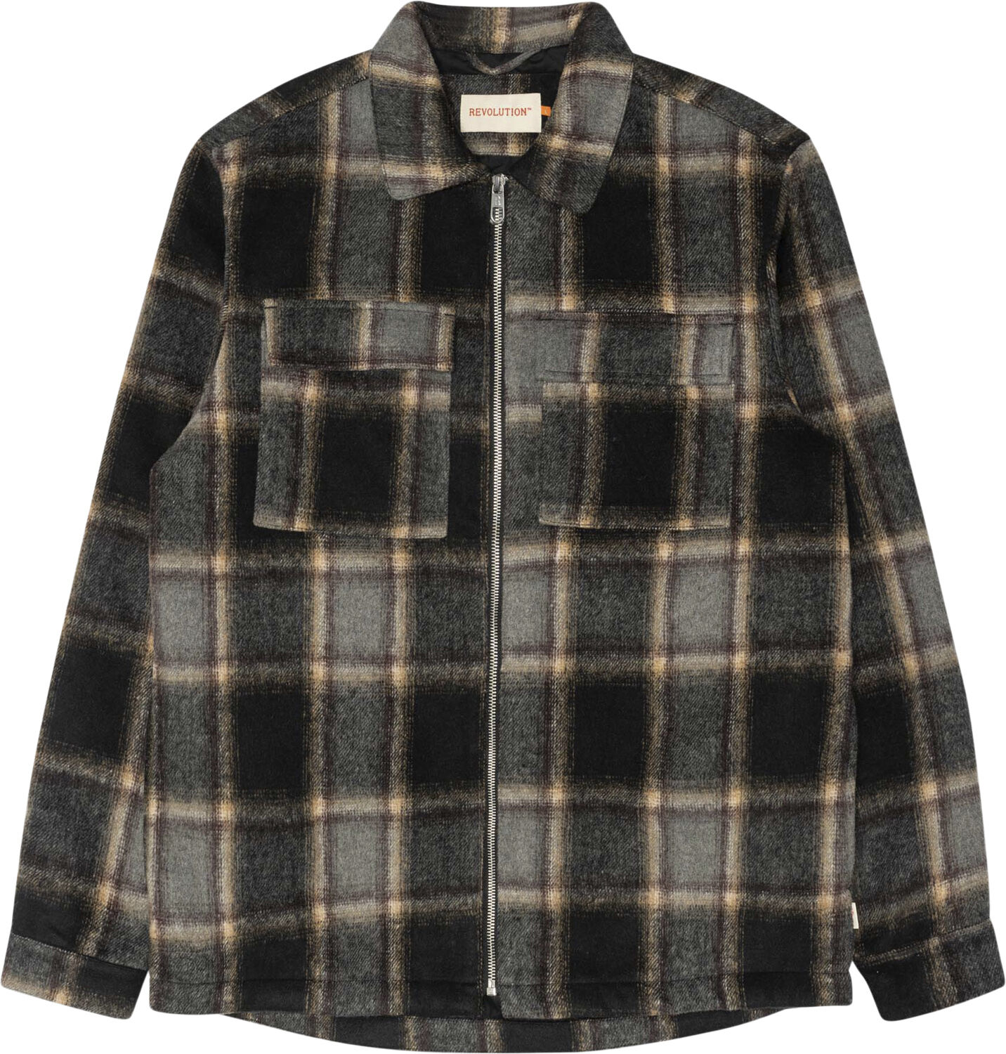 Lined Overshirt W Zipper