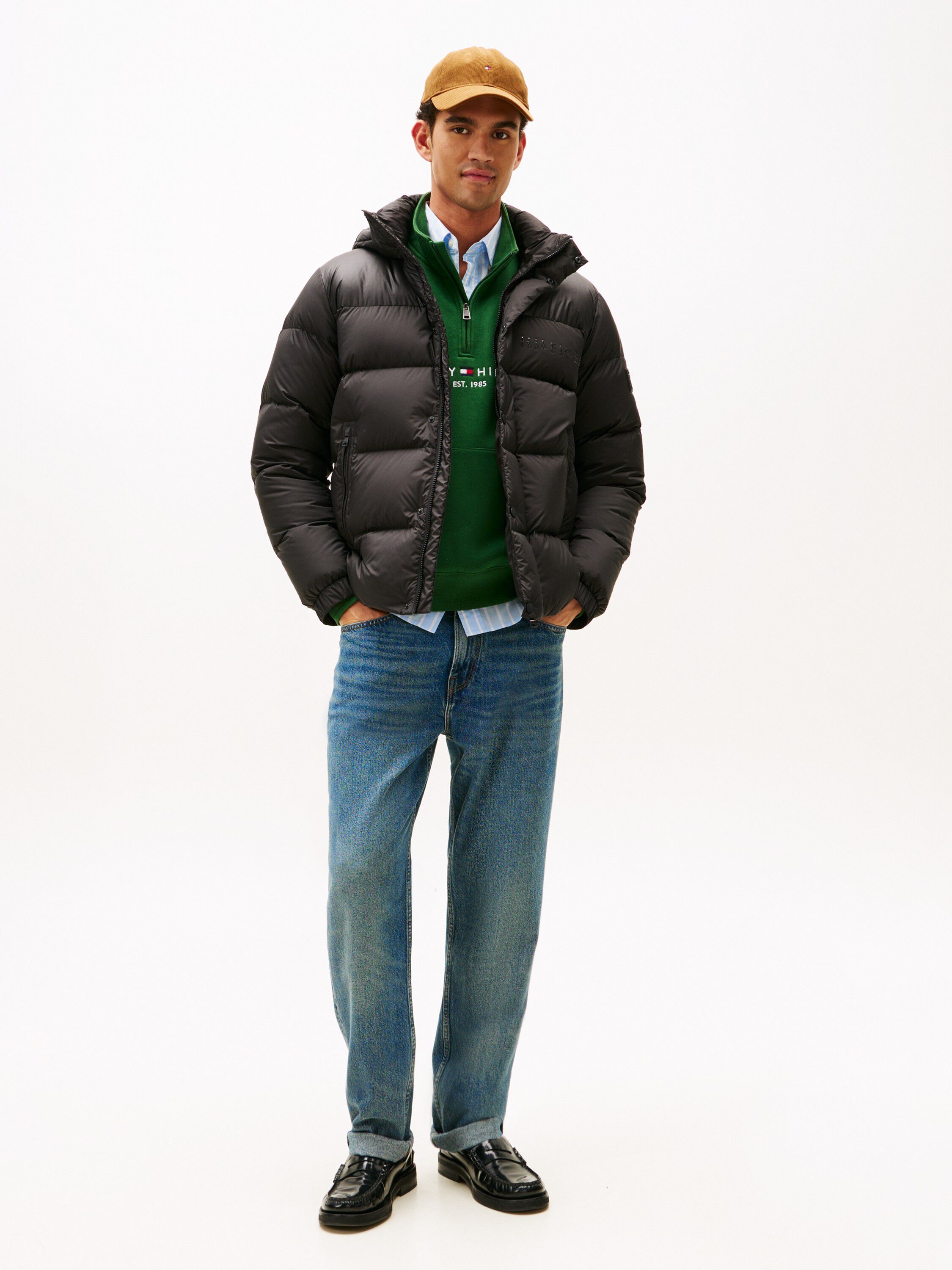 MIX DOWN HOODED PUFFER