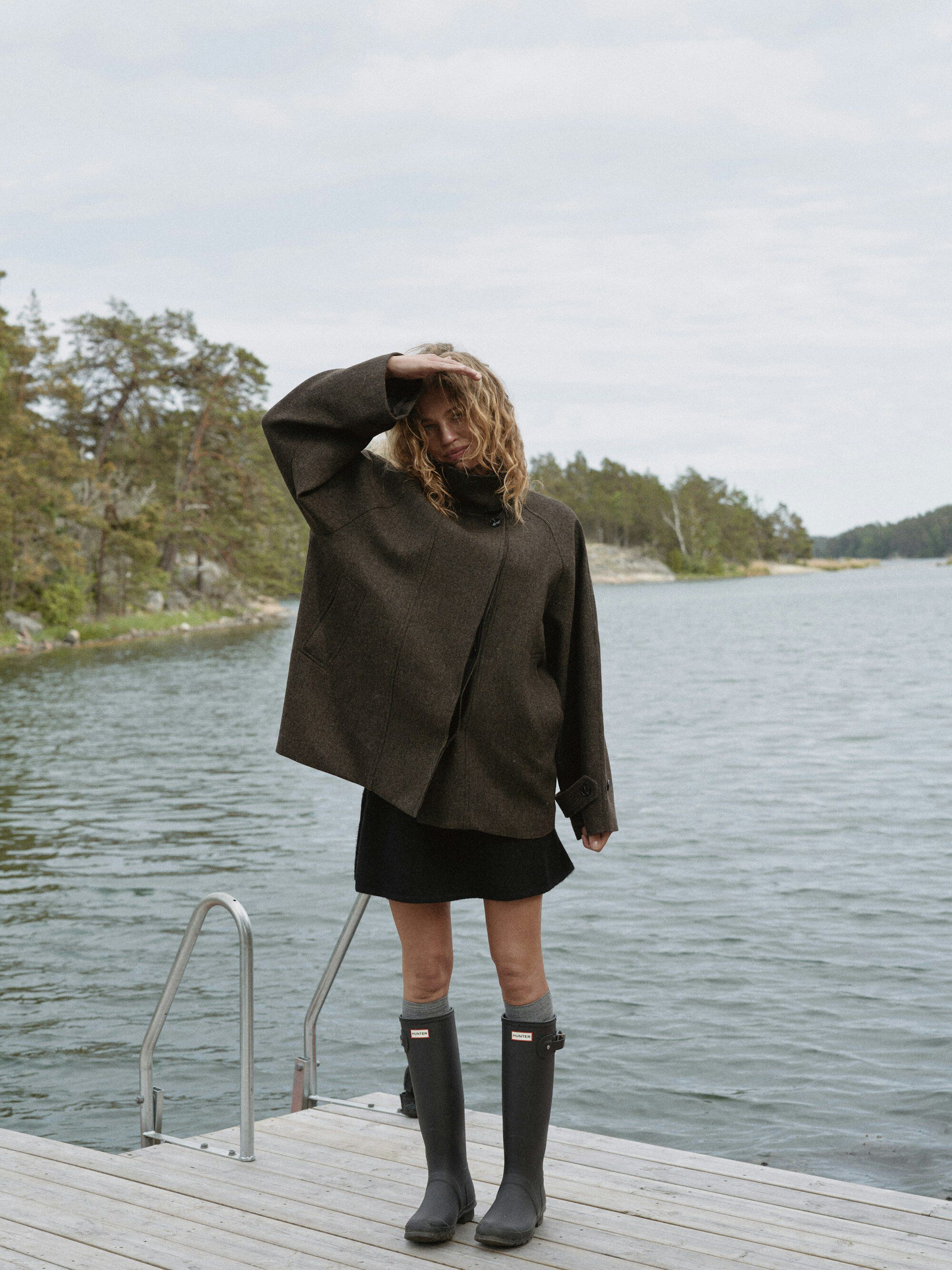 Mariel Mini Check Jacket