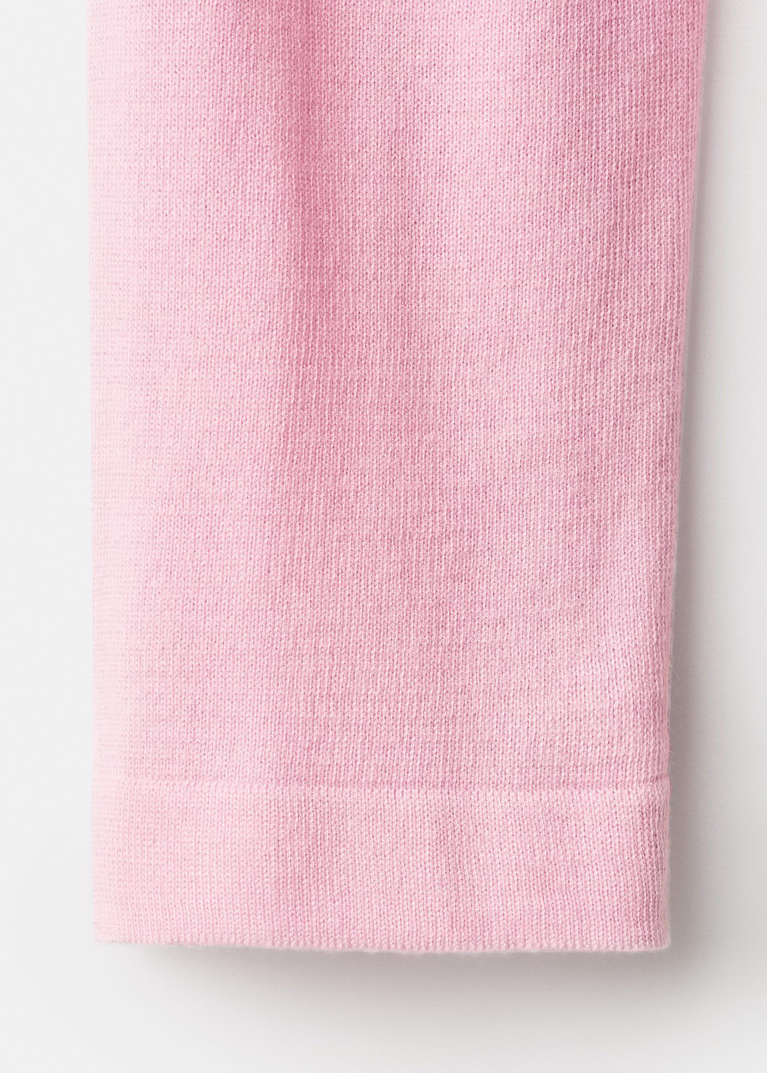 Long-sleeved polo-neck sweater