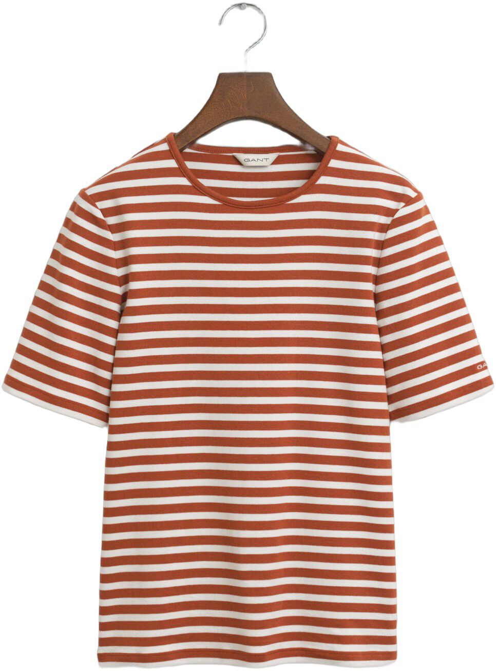 SLIM STRIPED 1X1 RIBBED SS T-SHIRT