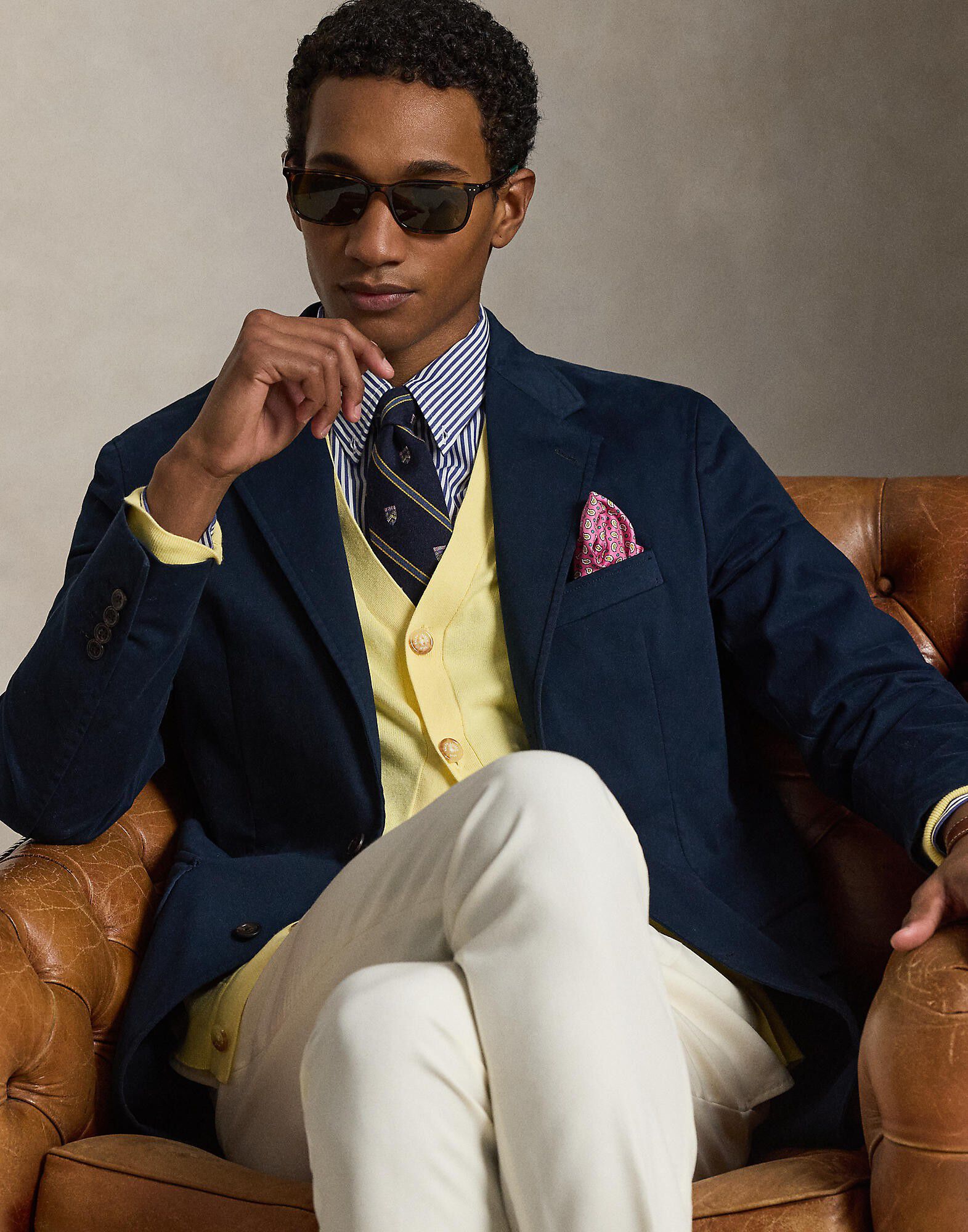 Cotton V-Neck Cardigan