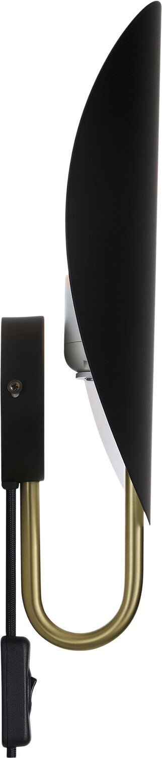 Spargo | V&aelig;glampe | Sort/Messing