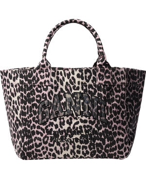 Medium Trapeze Shopper Printed Sequ