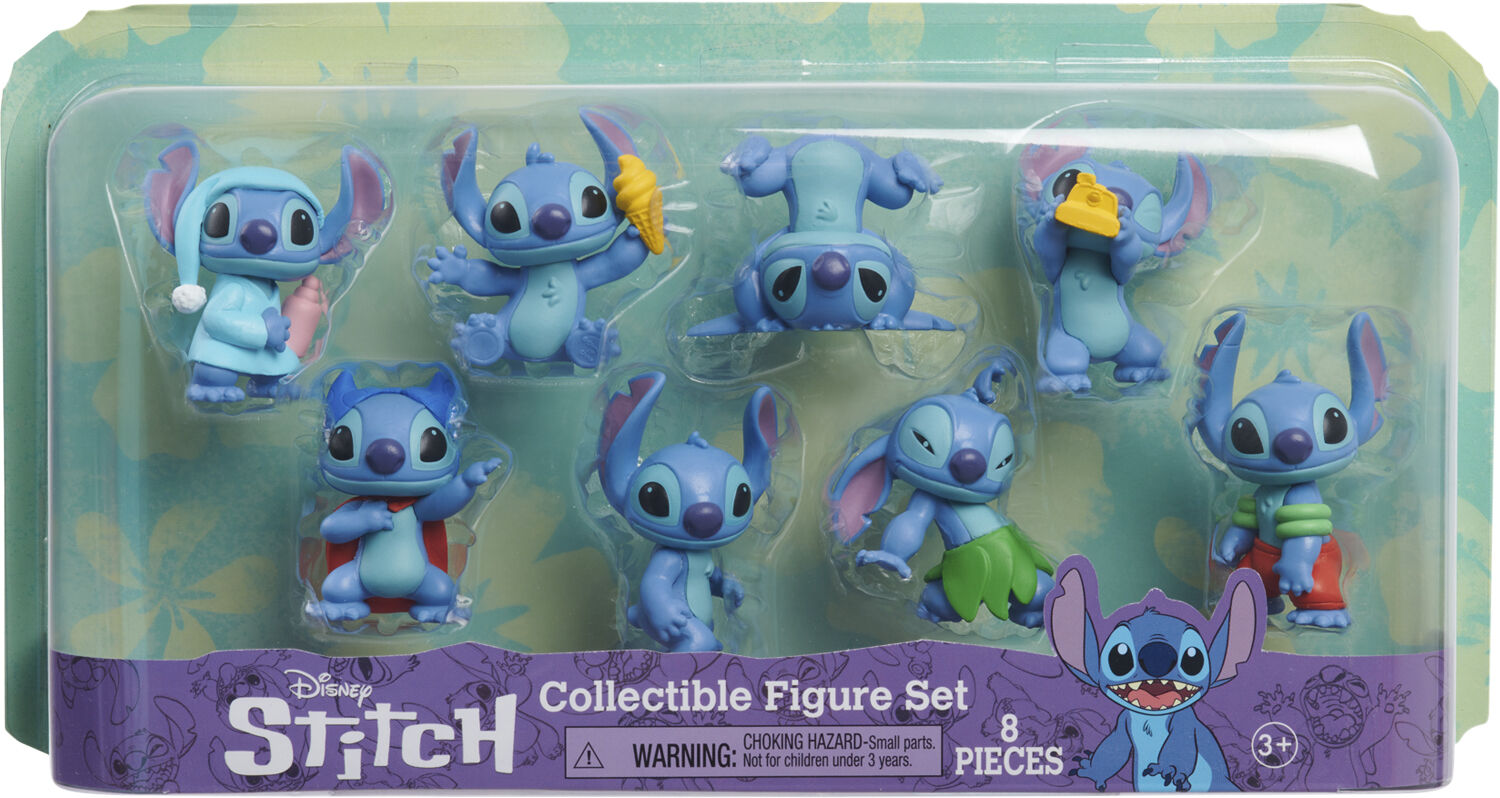 Stitch Figure set 8 pack 7 cm