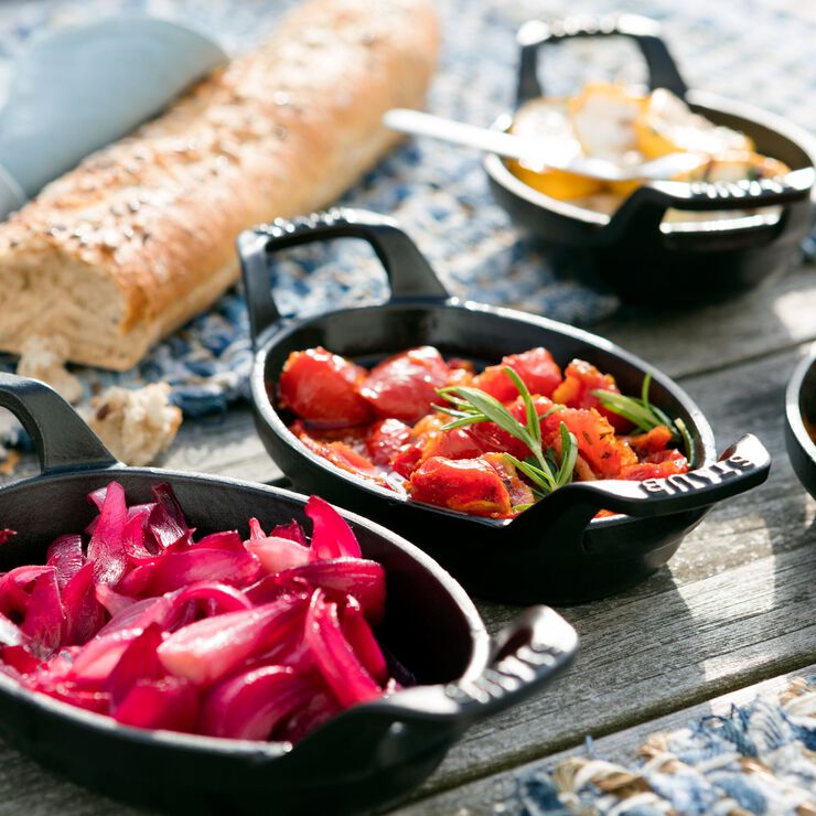 Ugnsform 21 Svart Oval Gjutjärn