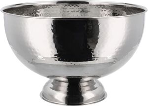 Champagnebowle 38 cm Hamrat blank stål
