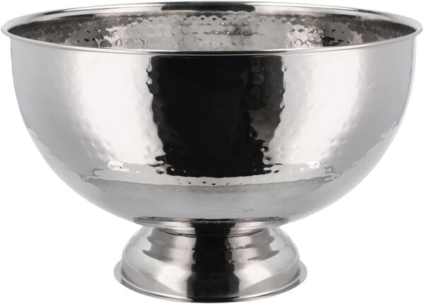 Champagnebowle 38 cm Hamrat blank stål