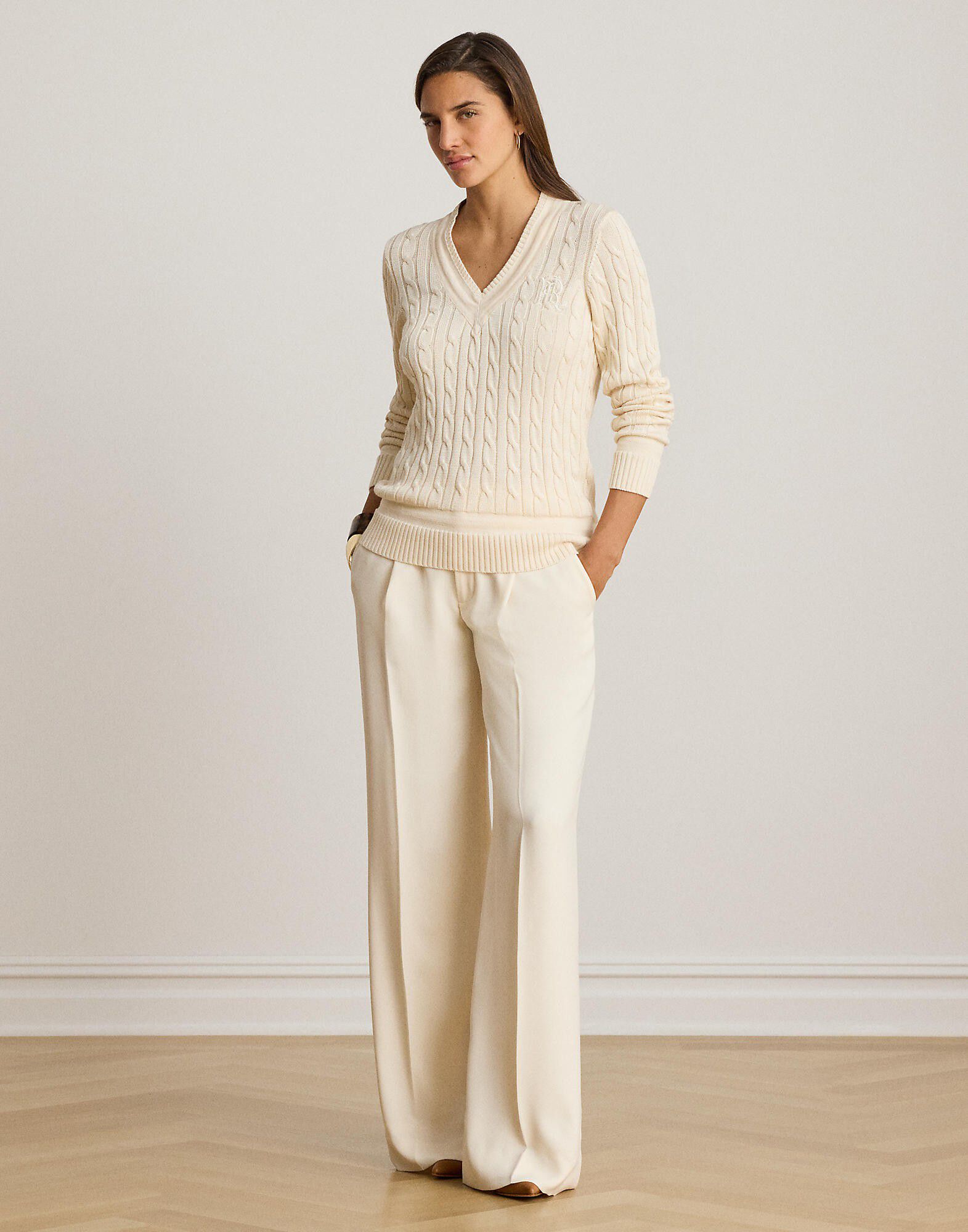 Cable-Knit Cricket Sweater