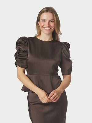 Benua Heavy Sateen Blouse