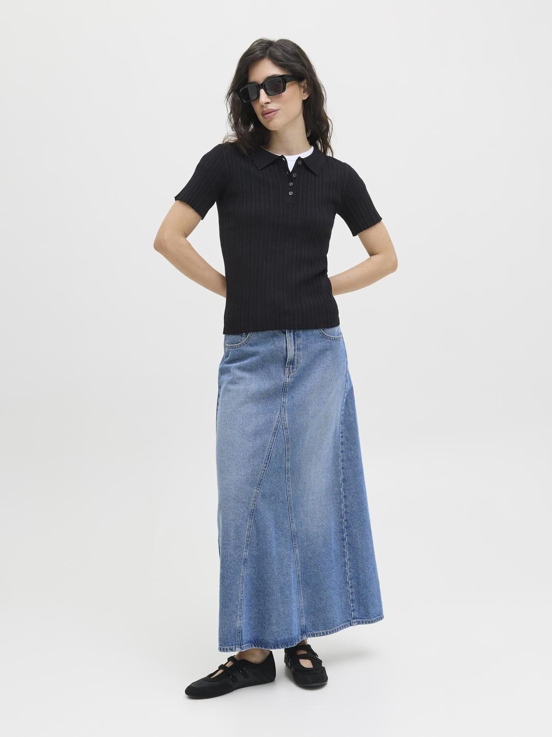 JXHADLEY TIGHT SS POLO KNIT NOOS