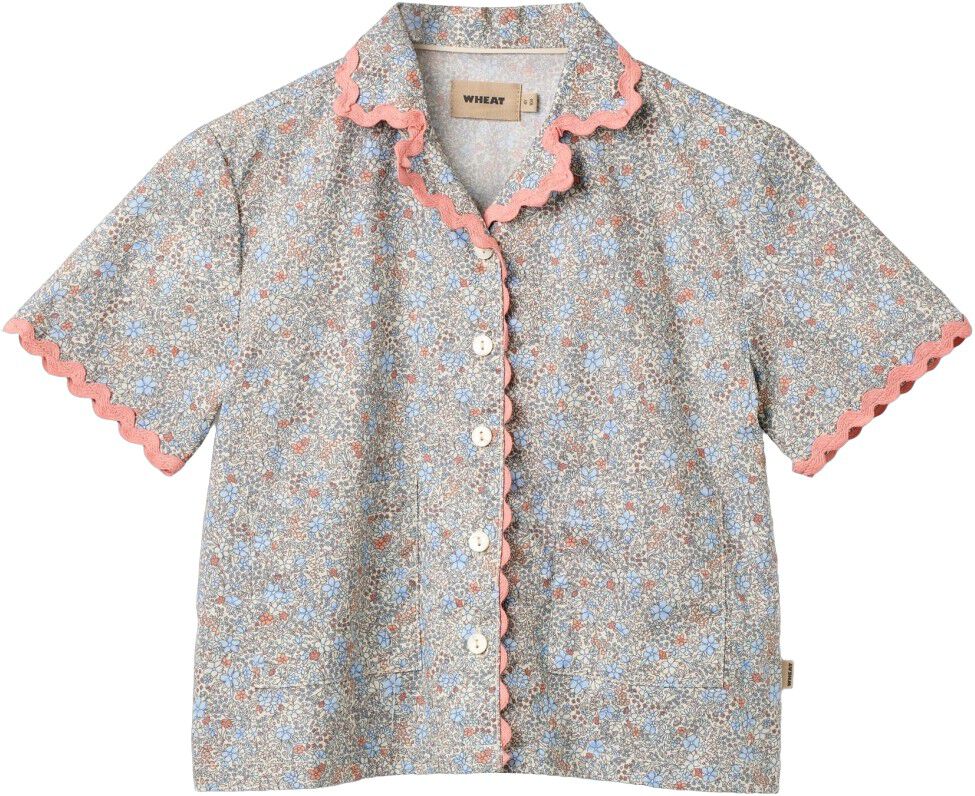 Kort&aelig;rmet Blonde Skjorte Vilma